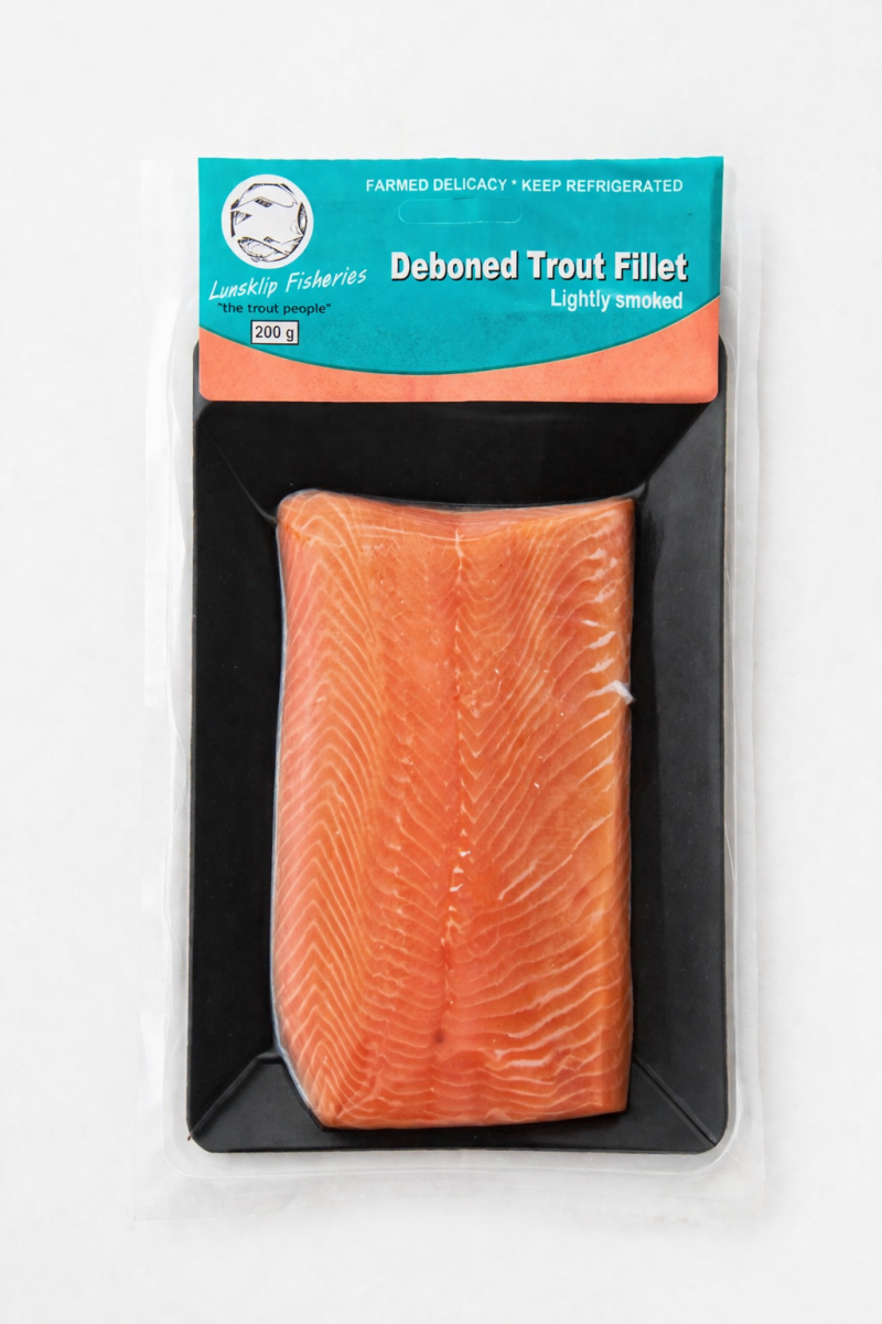 Lightly Smoked Trout Fillet 200 g